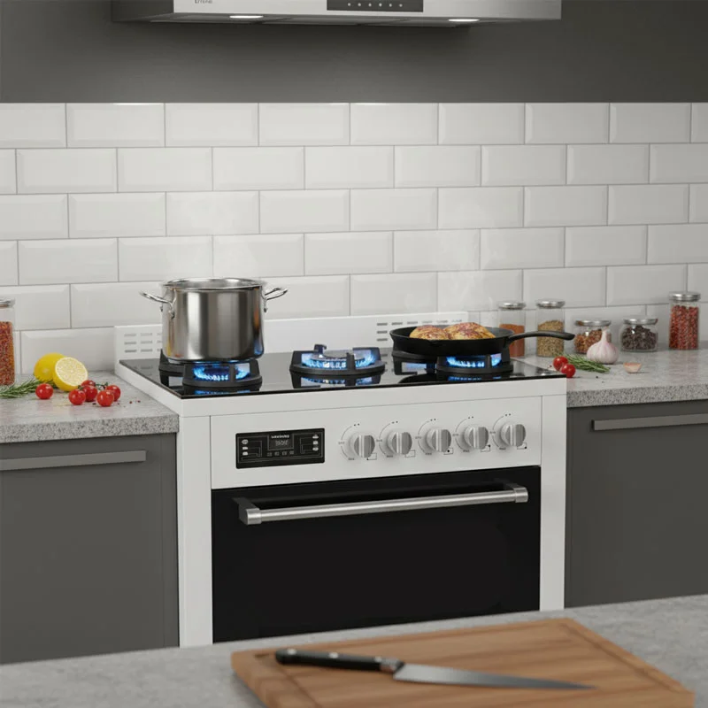 اجاق گاز مبله طرح فر TF-401 GD