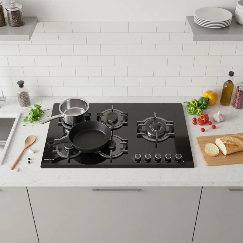 اجاق گاز صفحه ای شیشه ای 1506