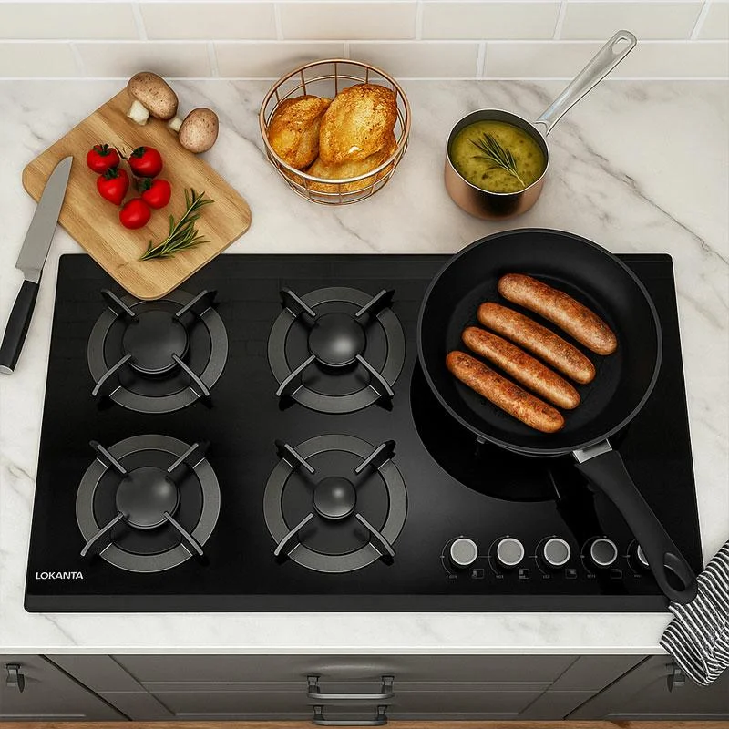 اجاق گاز صفحه ای شیشه ای 1518