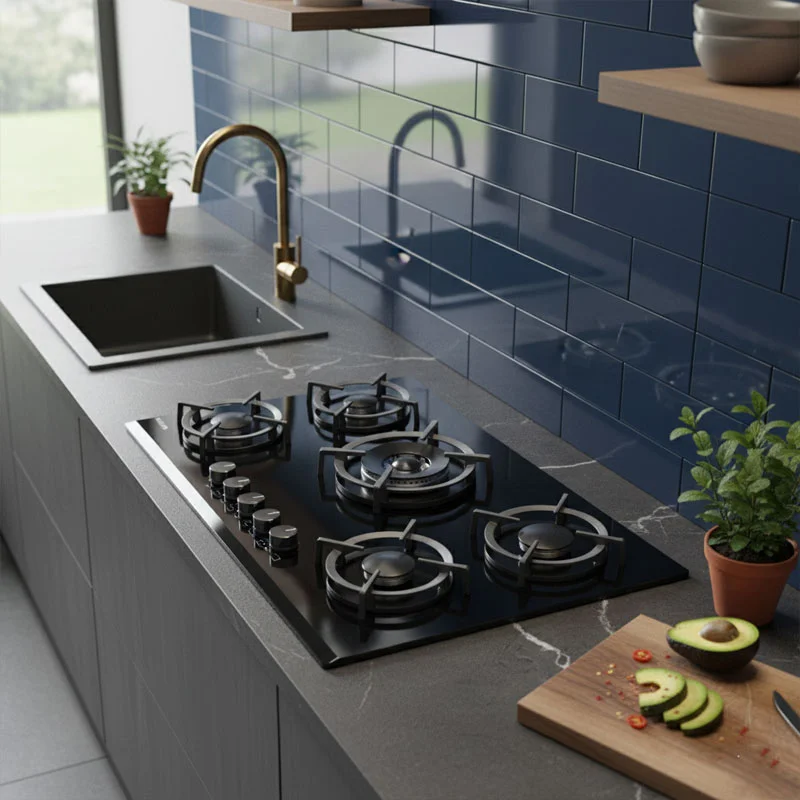 اجاق گاز صفحه ای شیشه ای 1519