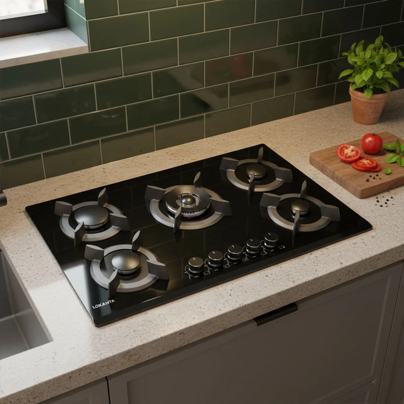 اجاق گاز صفحه ای شیشه ای 1525