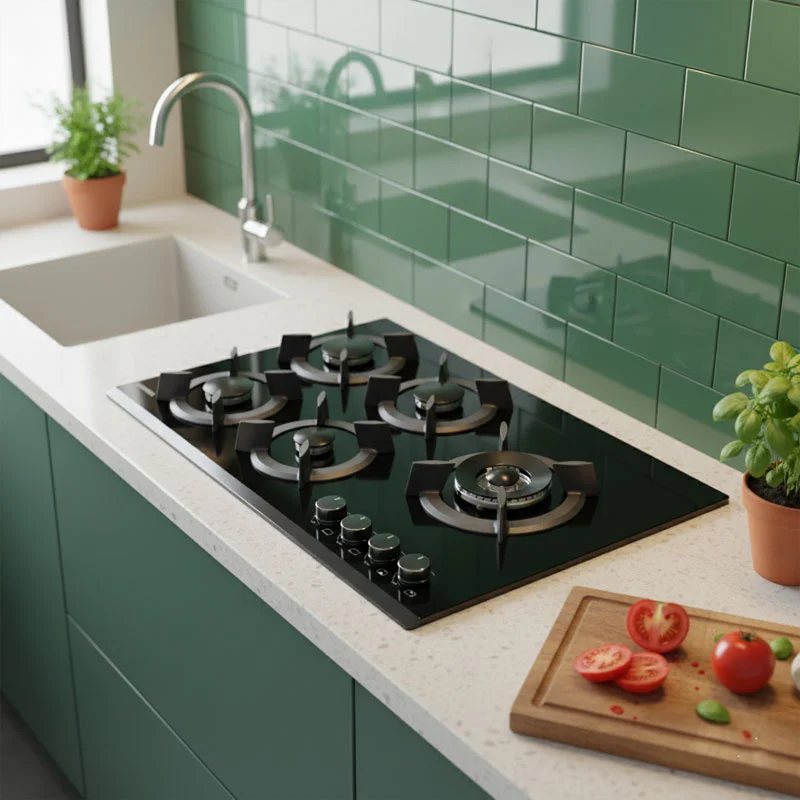 اجاق گاز صفحه ای شیشه ای 1526